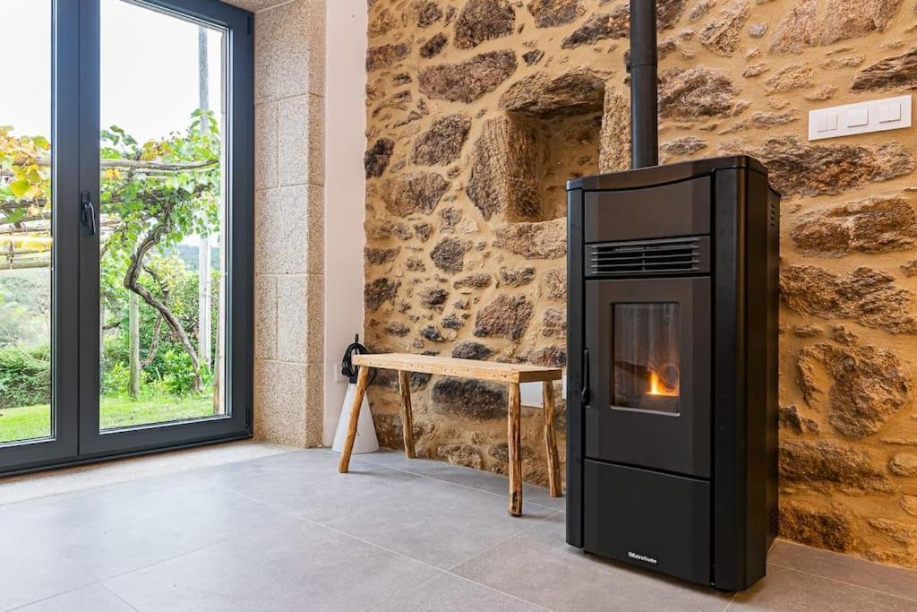 فيلا A Casa De Abaixo, Aloxamento Rural Vedra المظهر الخارجي الصورة