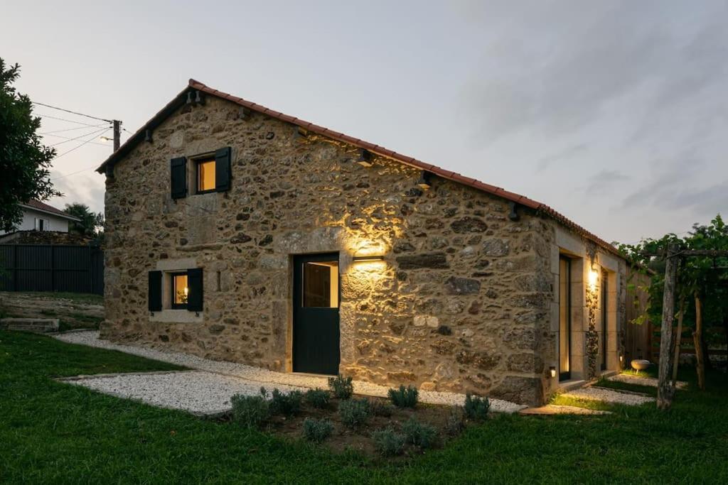 فيلا A Casa De Abaixo, Aloxamento Rural Vedra المظهر الخارجي الصورة
