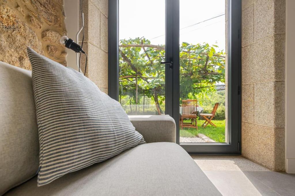 فيلا A Casa De Abaixo, Aloxamento Rural Vedra المظهر الخارجي الصورة